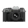 Fujifilm X-T50 Kamera in anthrazitgrau mit 16-50mm Objektiv.